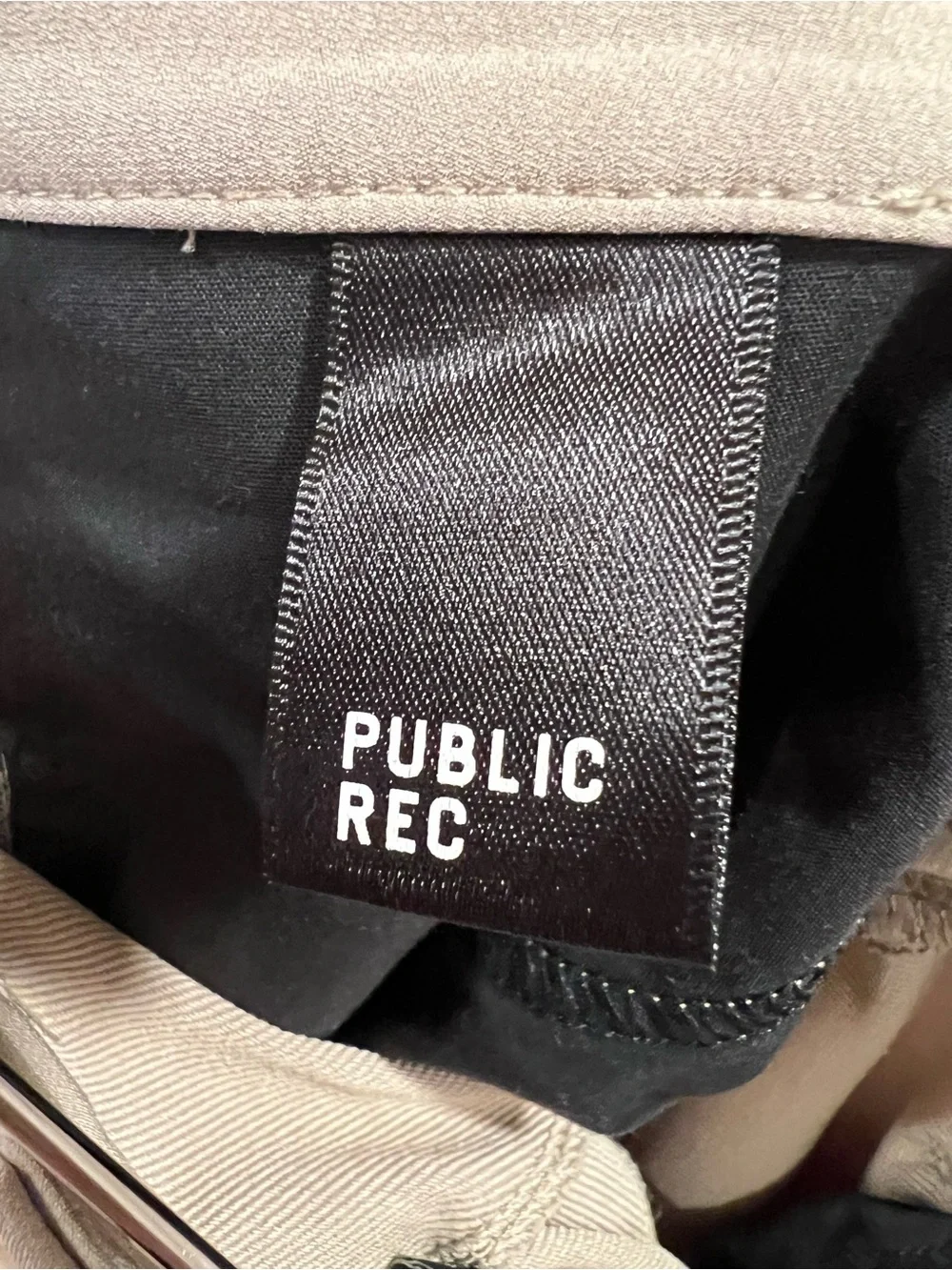 Public Rec Workday Pants Khaki Sand Size 28 x 30 Business Casual Office Travel